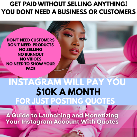 Rich With Instagram Quotes💵🔥 (Bundle Guide)