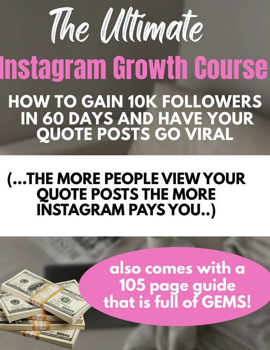 IG GROWTH COURSE AND GUIDE