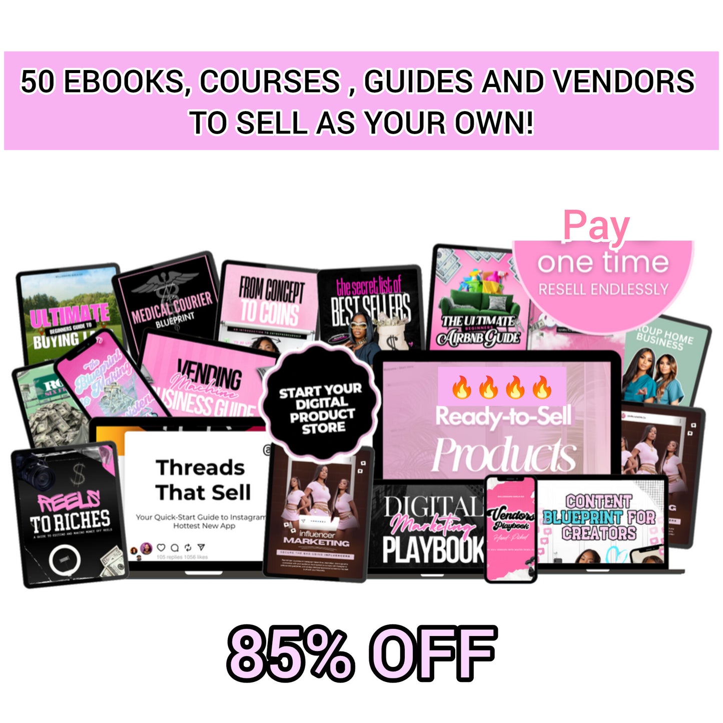 Rich Girl Bundle-Ready for you to sell! (85%OFF)