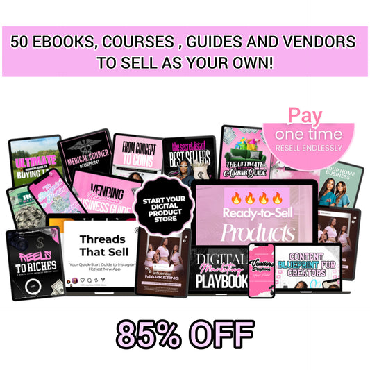 Rich Girl Bundle-Ready for you to sell! (85%OFF)